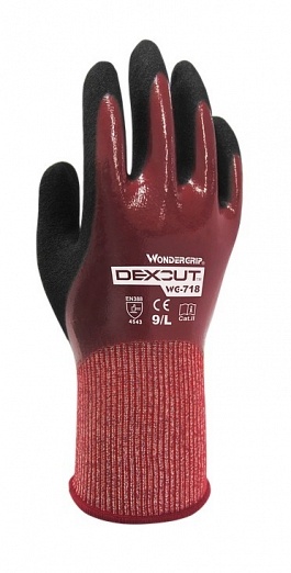 Handschoen WG-718 glasvezel/nitril Cut 5